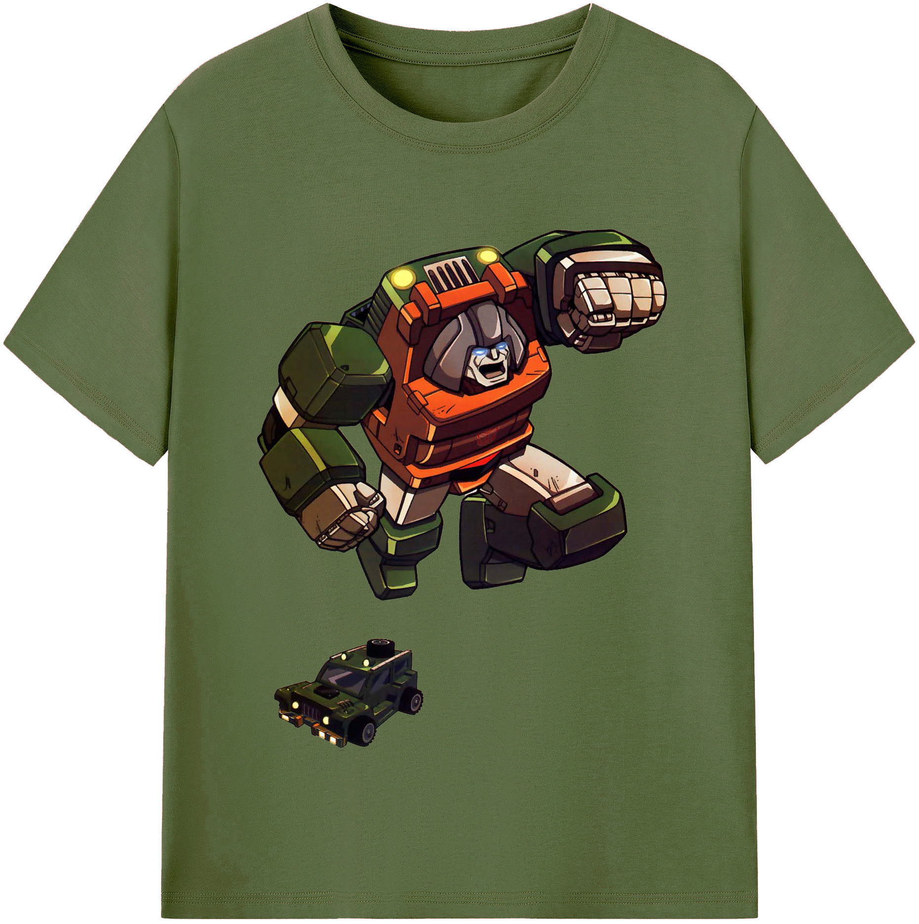 （画像用）  綿100％半袖Tシャツ（フロントプリント）